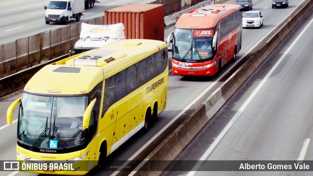 Viação Itapemirim 60047 na cidade de São Paulo, São Paulo, Brasil, por Alberto Gomes Vale. Número da foto: #10587578.