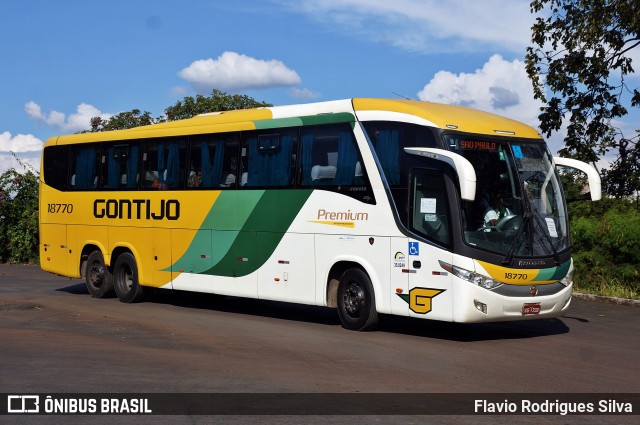 Empresa Gontijo de Transportes 18770 na cidade de Montes Claros, Minas Gerais, Brasil, por Flavio Rodrigues Silva. Número da foto: #10589488.