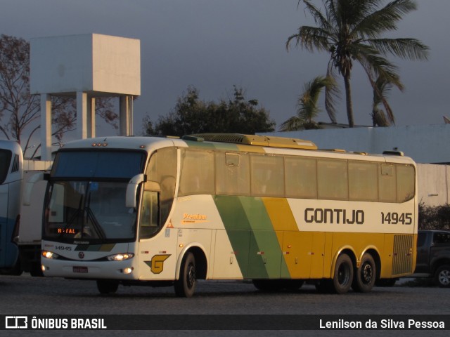 Empresa Gontijo de Transportes 14945 na cidade de Caruaru, Pernambuco, Brasil, por Lenilson da Silva Pessoa. ID da foto: 10587336.