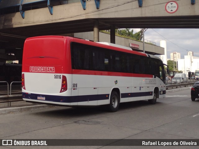 Viação Piracicabana 5016 na cidade de São Paulo, São Paulo, Brasil, por Rafael Lopes de Oliveira. Número da foto: #10587128.