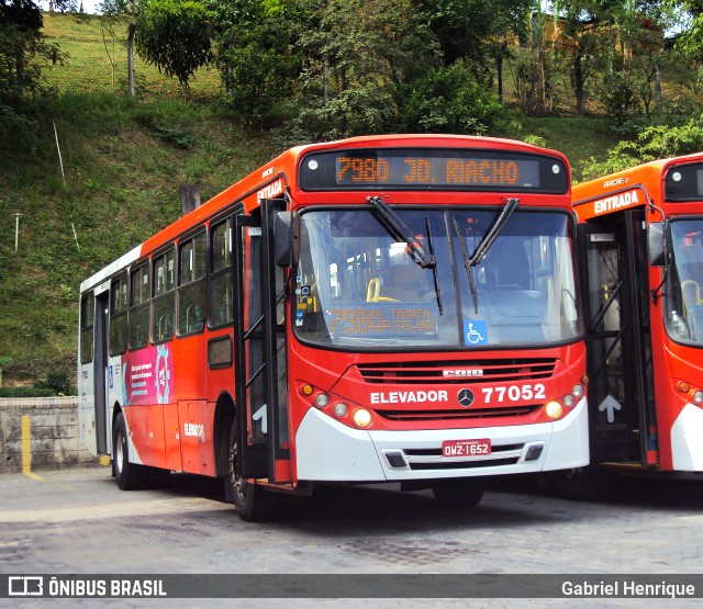 Eldorado Transportes 77052 na cidade de Contagem, Minas Gerais, Brasil, por Gabriel Henrique. Número da foto: #10587791.