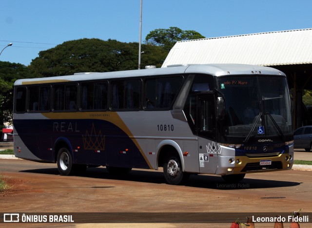 Viação Real 10810 na cidade de Maringá, Paraná, Brasil, por Leonardo Fidelli. ID da foto: 10589128.