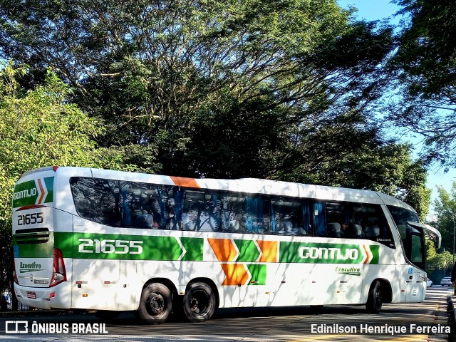 Empresa Gontijo de Transportes 21655 na cidade de São Paulo, São Paulo, Brasil, por Edinilson Henrique Ferreira. ID da foto: 10589148.