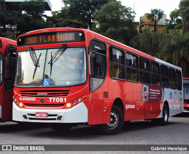 Eldorado Transportes 77051 na cidade de Contagem, Minas Gerais, Brasil, por Gabriel Henrique. ID da foto: 10587782.