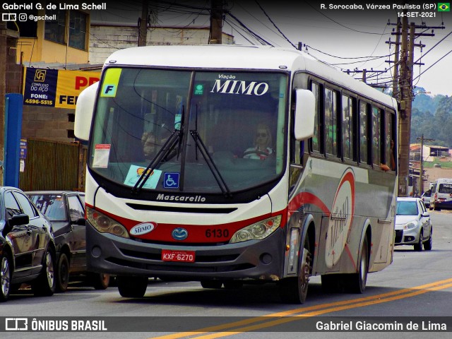 Viação Mimo 6130 na cidade de Várzea Paulista, São Paulo, Brasil, por Gabriel Giacomin de Lima. Número da foto: #10587606.