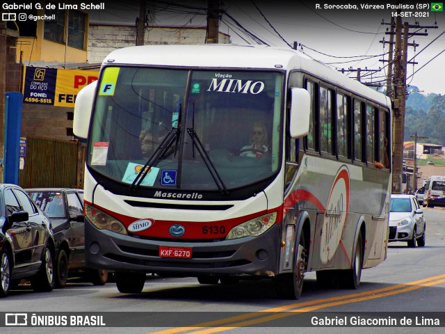 Viação Mimo 6130 na cidade de Várzea Paulista, São Paulo, Brasil, por Gabriel Giacomin de Lima. ID da foto: 10587606.