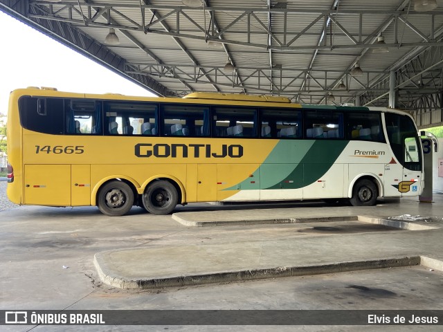 Empresa Gontijo de Transportes 14665 na cidade de João Monlevade, Minas Gerais, Brasil, por Elvis de Jesus. Número da foto: #10589636.