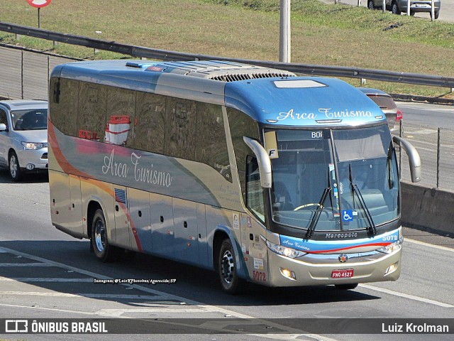 Arca Turismo 5072 na cidade de Aparecida, São Paulo, Brasil, por Luiz Krolman. Número da foto: #10588376.