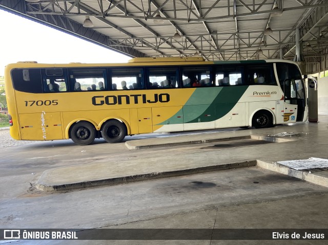 Empresa Gontijo de Transportes 17005 na cidade de João Monlevade, Minas Gerais, Brasil, por Elvis de Jesus. ID da foto: 10589726.