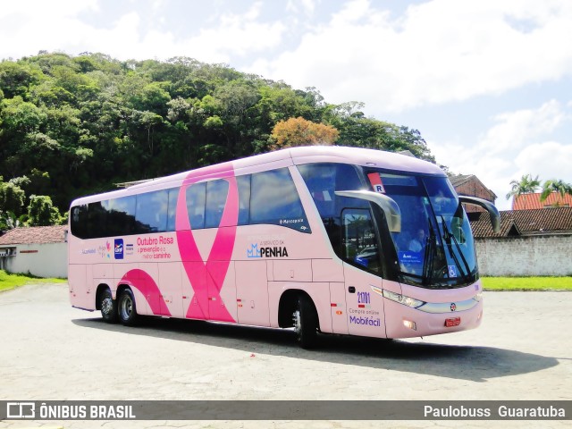 Empresa Cruz 21701 na cidade de Guaratuba, Paraná, Brasil, por Paulobuss  Guaratuba. Número da foto: #10587468.
