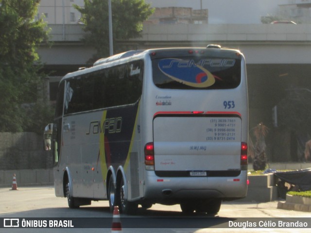 Sampaio Turismo 953 na cidade de Belo Horizonte, Minas Gerais, Brasil, por Douglas Célio Brandao. Número da foto: #10588688.