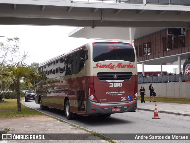 Santa Maria Fretamento e Turismo > Transportes Santa Maria(SP) 390 na cidade de São Paulo, São Paulo, Brasil, por Andre Santos de Moraes. Número da foto: #10587881.