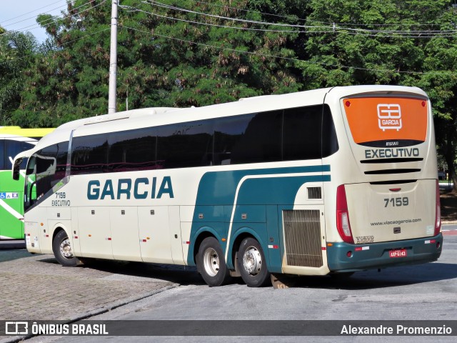 Viação Garcia 7159 na cidade de São Paulo, São Paulo, Brasil, por Alexandre Promenzio. Número da foto: #10589833.
