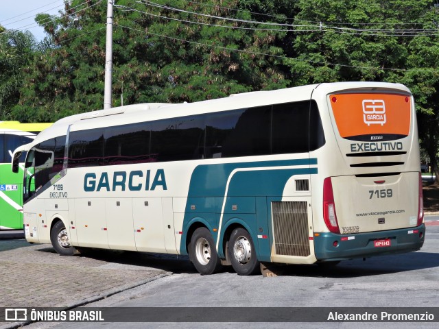 Viação Garcia 7159 na cidade de São Paulo, São Paulo, Brasil, por Alexandre Promenzio. ID da foto: 10589833.