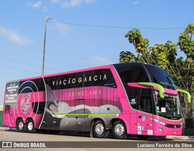 Viação Garcia 8745 na cidade de São Paulo, São Paulo, Brasil, por Luciano Ferreira da Silva. ID da foto: 10588312.