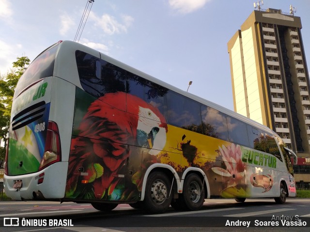 Eucatur - Empresa União Cascavel de Transportes e Turismo 4908 na cidade de Curitiba, Paraná, Brasil, por Andrey  Soares Vassão. Número da foto: #10587040.
