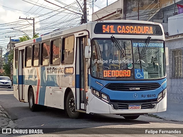 Viação Nossa Senhora da Penha RJ 188.113 na cidade de Rio de Janeiro, Rio de Janeiro, Brasil, por Felipe Fernandes. Número da foto: #10589068.