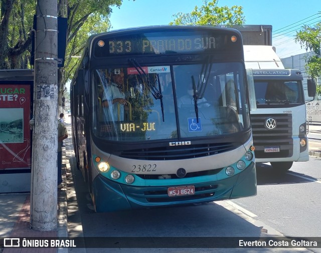 Viação Grande Vitória 23822 na cidade de Vitória, Espírito Santo, Brasil, por Everton Costa Goltara. Número da foto: #10590083.