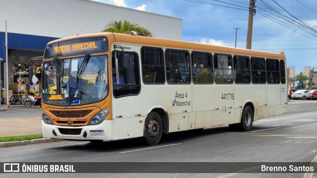 Auto Viação Marechal Brasília 441716 na cidade de Samambaia, Distrito Federal, Brasil, por Brenno Santos. ID da foto: 10590437.