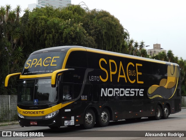 Expresso Nordeste 5512 na cidade de Curitiba, Paraná, Brasil, por Alexandre Rodrigo. Número da foto: #10590620.