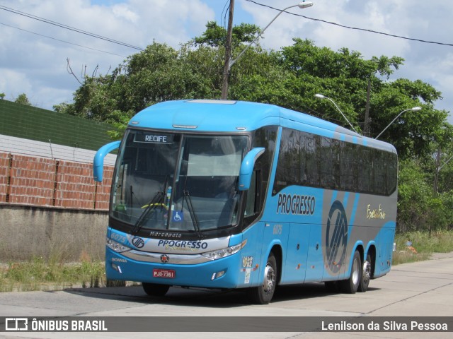 Auto Viação Progresso 6075 na cidade de Recife, Pernambuco, Brasil, por Lenilson da Silva Pessoa. ID da foto: 10590760.