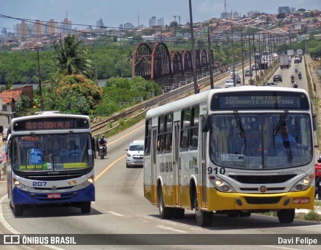 Transportes Guanabara 910 na cidade de Natal, Rio Grande do Norte, Brasil, por Davi Felipe. ID da foto: 10590676.