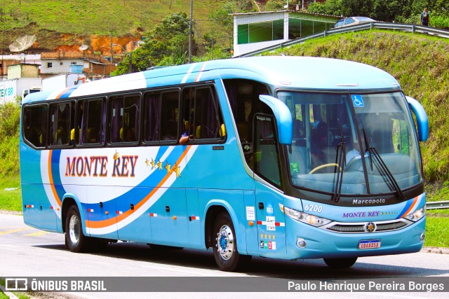 Monte Rey Turismo 6200 na cidade de Barra do Piraí, Rio de Janeiro, Brasil, por Paulo Henrique Pereira Borges. Número da foto: #10590087.