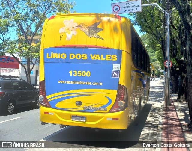 Viação Lírio dos Vales 13500 na cidade de Vitória, Espírito Santo, Brasil, por Everton Costa Goltara. ID da foto: 10590059.