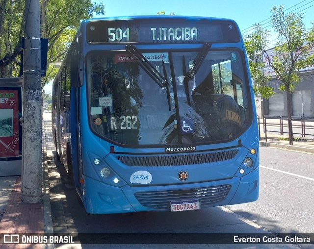 Unimar Transportes 24234 na cidade de Vitória, Espírito Santo, Brasil, por Everton Costa Goltara. ID da foto: 10590072.