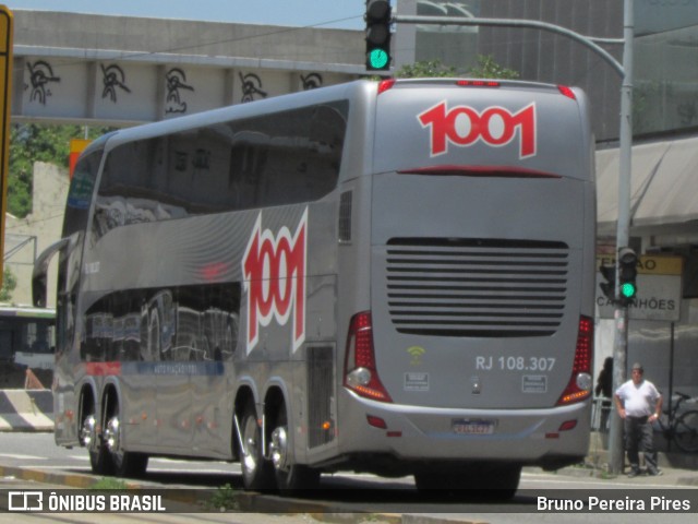 Auto Viação 1001 RJ 108.307 na cidade de Rio de Janeiro, Rio de Janeiro, Brasil, por Bruno Pereira Pires. ID da foto: 10592628.