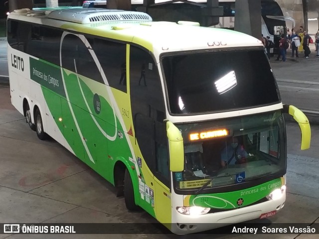 Expresso Princesa dos Campos 5942 na cidade de Curitiba, Paraná, Brasil, por Andrey  Soares Vassão. Número da foto: #10591522.