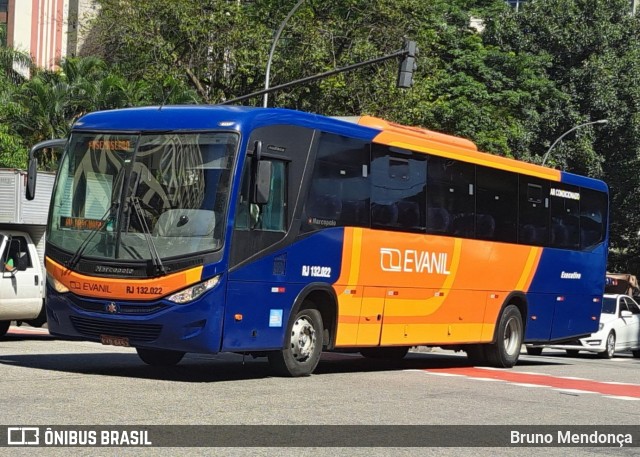 Evanil Transportes e Turismo RJ 132.022 na cidade de Rio de Janeiro, Rio de Janeiro, Brasil, por Bruno Mendonça. Número da foto: #10592021.
