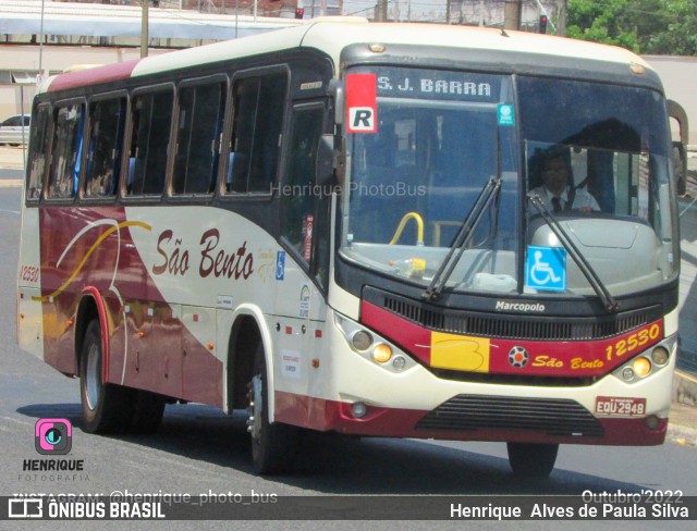 Viação São Bento Ribeirão Preto 12530 na cidade de Ribeirão Preto, São Paulo, Brasil, por Henrique Alves de Paula Silva. Número da foto: #10590039.