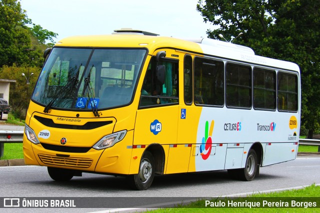 Viação Grande Vitória 23180 na cidade de Barra do Piraí, Rio de Janeiro, Brasil, por Paulo Henrique Pereira Borges. ID da foto: 10590069.