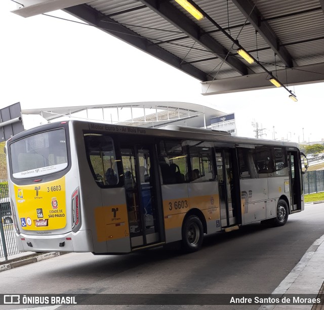 Transunião Transportes 3 6603 na cidade de São Paulo, São Paulo, Brasil, por Andre Santos de Moraes. ID da foto: 10592352.