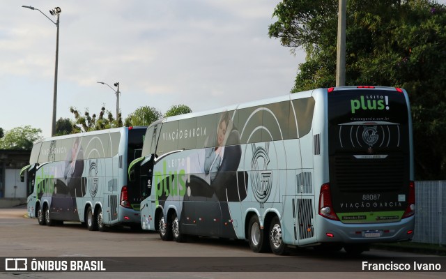 Viação Garcia 88087 na cidade de Curitiba, Paraná, Brasil, por Francisco Ivano. ID da foto: 10592642.