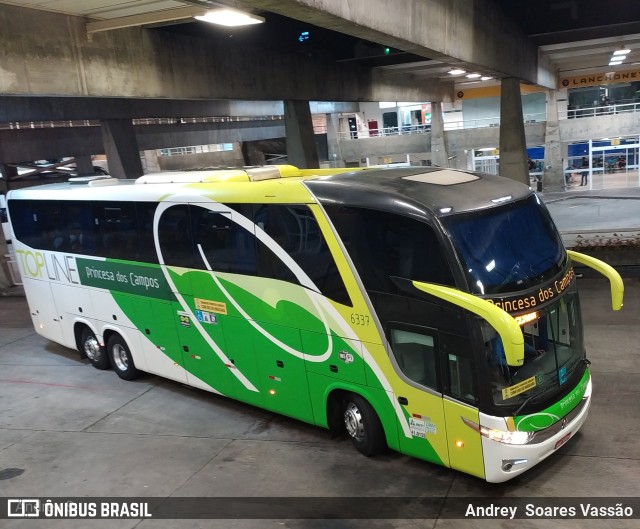 Expresso Princesa dos Campos 6337 na cidade de Curitiba, Paraná, Brasil, por Andrey  Soares Vassão. Número da foto: #10591511.