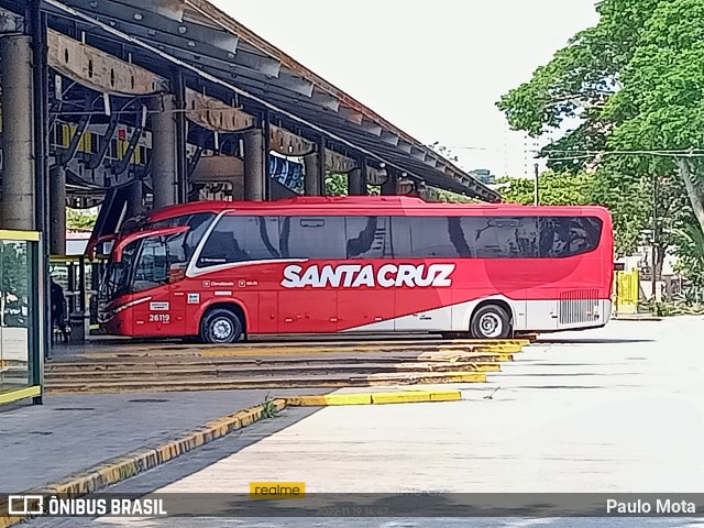 Viação Santa Cruz 26119 na cidade de Santo André, São Paulo, Brasil, por Paulo Mota. Número da foto: #10595443.