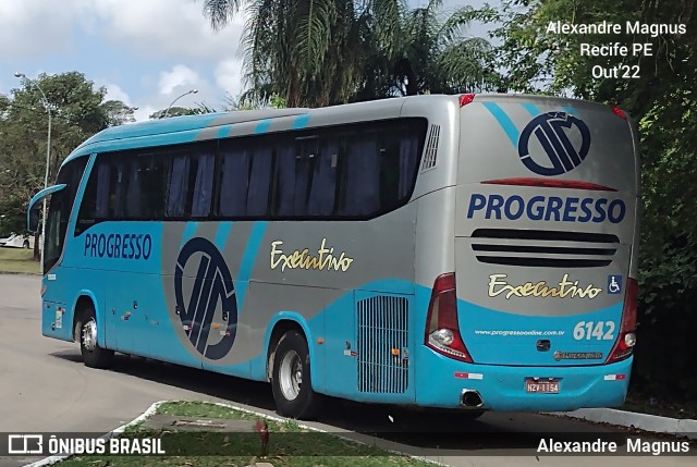 Auto Viação Progresso 6142 na cidade de Recife, Pernambuco, Brasil, por Alexandre  Magnus. ID da foto: 10595118.