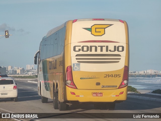 Empresa Gontijo de Transportes 21485 na cidade de Maceió, Alagoas, Brasil, por Luiz Fernando. ID da foto: 10593218.