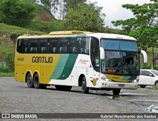 Empresa Gontijo de Transportes 14685 na cidade de Ipiaú, Bahia, Brasil, por Gabriel Nascimento dos Santos. ID da foto: 10595042.