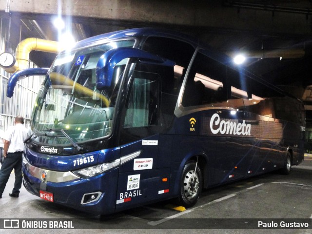 Viação Cometa 719613 na cidade de São Paulo, São Paulo, Brasil, por Paulo Gustavo. ID da foto: 10593639.