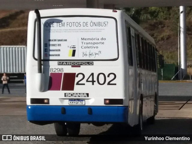 Ônibus Particulares 8298 na cidade de Juiz de Fora, Minas Gerais, Brasil, por Yurinhoo Clementino. ID da foto: 10595409.