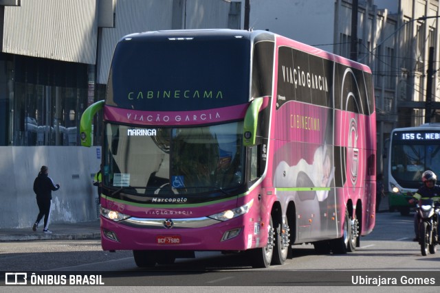 Viação Garcia 8715 na cidade de Santos, São Paulo, Brasil, por Ubirajara Gomes. Número da foto: #10593257.