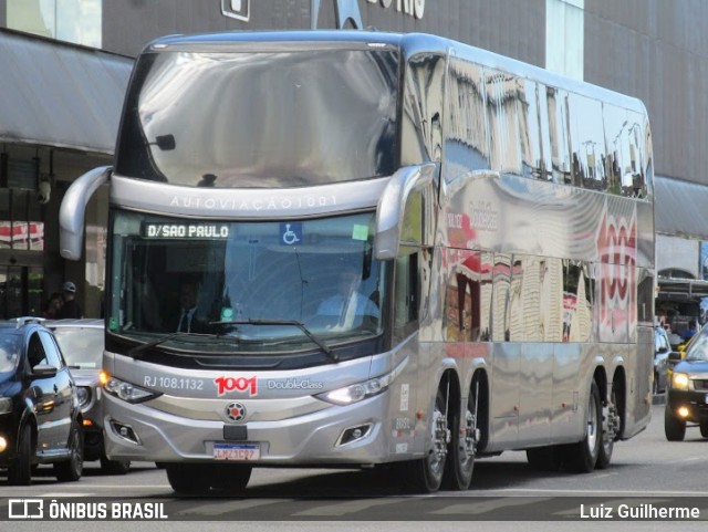 Auto Viação 1001 RJ 108.1132 na cidade de Rio de Janeiro, Rio de Janeiro, Brasil, por Luiz Guilherme. ID da foto: 10595237.