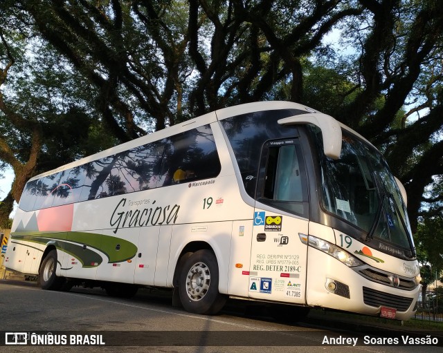 Graciosa Transporte e Turismo Ltda-ME 19 na cidade de Curitiba, Paraná, Brasil, por Andrey  Soares Vassão. Número da foto: #10595553.