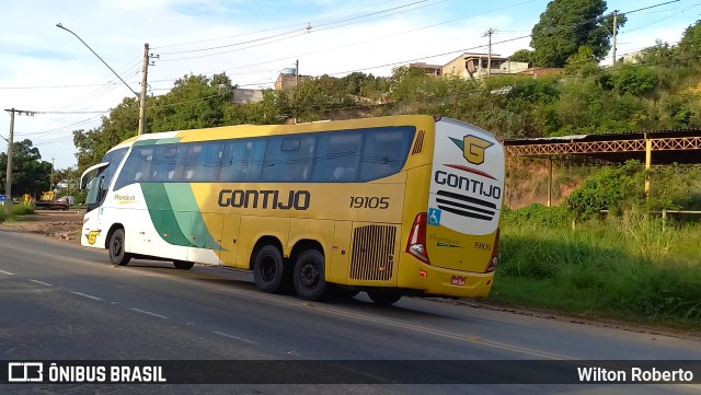Empresa Gontijo de Transportes 19105 na cidade de Governador Valadares, Minas Gerais, Brasil, por Wilton Roberto. Número da foto: #10593840.