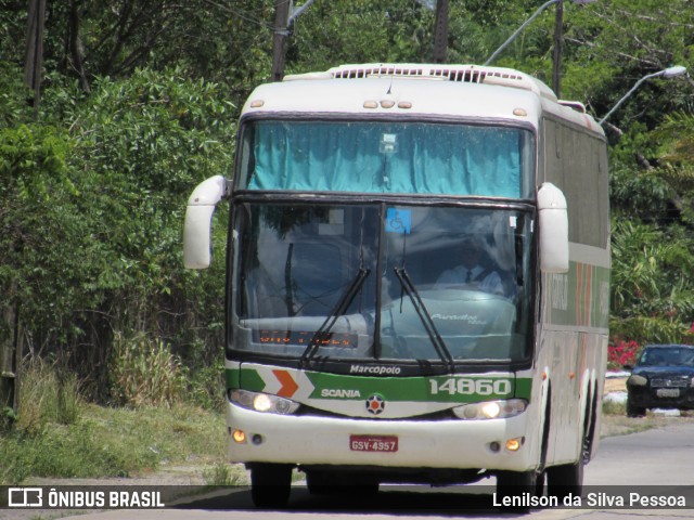 Empresa Gontijo de Transportes 14860 na cidade de Recife, Pernambuco, Brasil, por Lenilson da Silva Pessoa. ID da foto: 10593828.