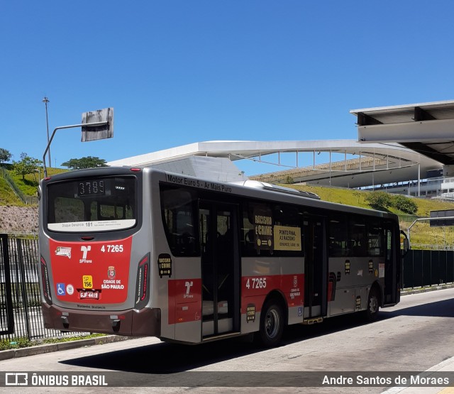 Pêssego Transportes 4 7265 na cidade de São Paulo, São Paulo, Brasil, por Andre Santos de Moraes. Número da foto: #10594219.