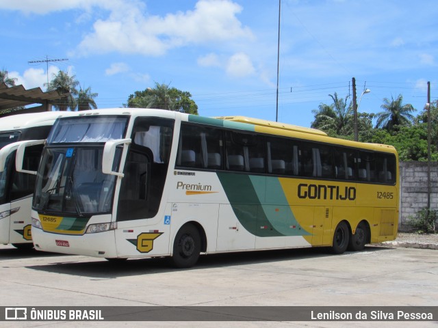 Empresa Gontijo de Transportes 12485 na cidade de Recife, Pernambuco, Brasil, por Lenilson da Silva Pessoa. ID da foto: 10593967.